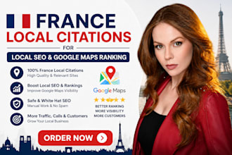 do high quality france local citation for france local SEO, local listings