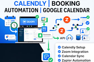 do calendly simplybook zoom acuity google calendar zapier API automation