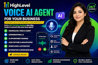 build gohighlevel voice ai agent, conversational ai and ai receptionist coaches