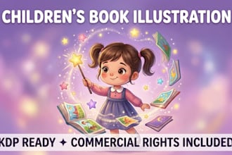 design children story book illustration and children story book illustration