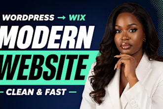 fix wordpress complexity and migrate to wix with custom features