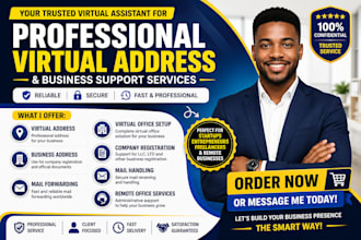 be your virtual assistant for virtual address, business address, mail forwarding