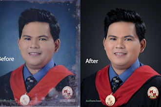 fix and enhance damaged photos