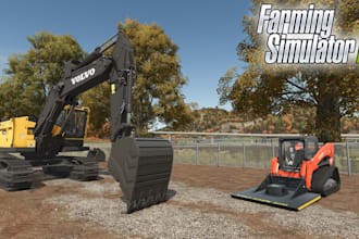 create custom farming simulator maps and tractor for farming