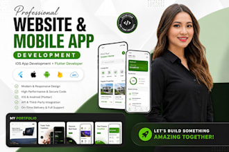do website or mobile app development ios app development as flutter developer