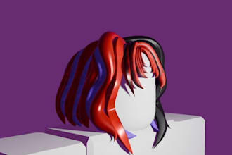 3d hair models for roblox