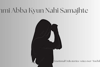 write and record emotinal urdu hindi stories for youtube