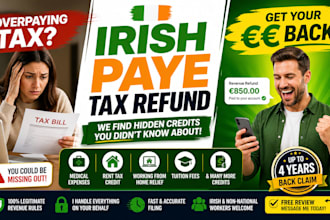 find and claim your irish paye tax refund including all eligible credits