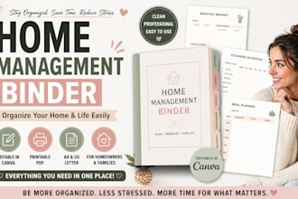 create a custom home management binder for homeowners and families