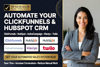 clickfunnels hubspot CRM activecampaign twilio calendly convertkit klaviyo