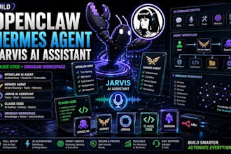 build openclaw hermes agent jarvis ai assistant claude code obsidian workspace