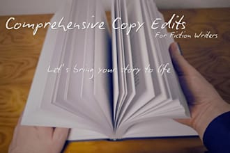 copy edit your fiction story