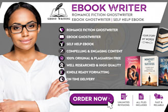 ebook writer, romance fiction ghostwriter, ebook ghostwriter, self help ebook