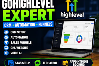 gohighlevel expert crm automation  ghl website voice ai ghl saas sales funnel