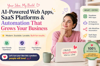 build lovable ai, supabase web app, saas app lovable dev and n8n automation