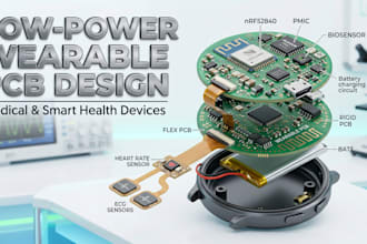 design low power pcb for medical and smart health devices