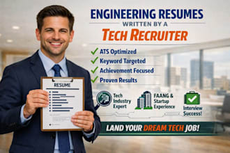 write and rewrite your engineering resume as a tech recruiter