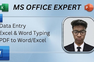 be your expert for ms word excel and powerpoint