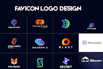 design custom favicon saas tech website business logo design mobile app icon