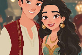 do disney cartoon portrait