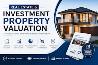 provide real estate and investment property valuation for investors