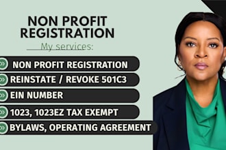 us non profit, irs filing, 501c3 tax exempt, reinstate 501c3, 990, 990ez bylaws