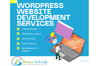 create a wordpress website or wordpress design