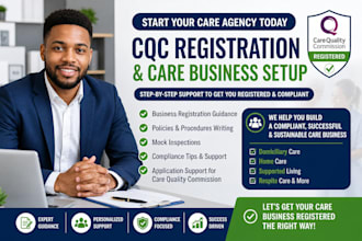 support the cqc registration for your care business