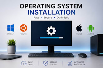 install the operating system in your device