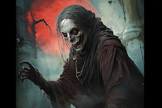 fantasy horror and fantasy horror character