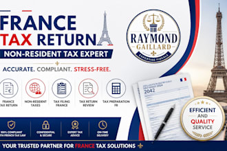 prepare france non resident tax return 2042 filing help