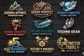 do professional business lo go design custom logo creation and redesign