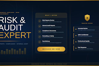 review and improve internal audit reports risk reports and compliance documents