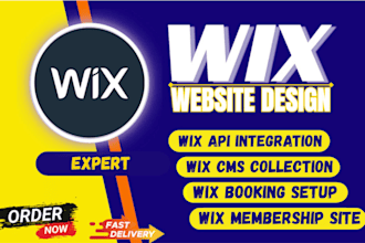 fix wix website wix velo code wix api wix booking website wix cms wix membership