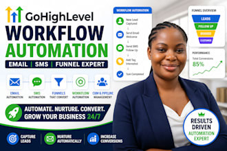 be your gohighlevel workflow automation, email SMS funnel expert