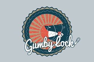 design super bright and lively logo for a surfboard lock