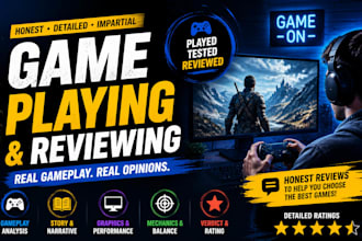 professionally test and review your steam or mobile game