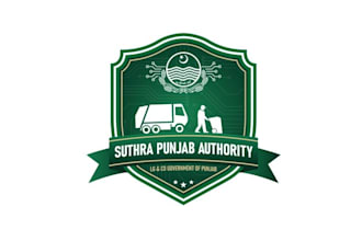 design unique cleaning punjab authority logo