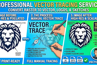 do your low quality image convert in victor high quality images
