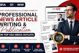 publish eb1a visa media coverage on top USA news sites