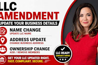 amend your llc and update business details with state compliance