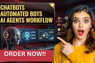 build ai automated bot software , chatbots, ai agents automations for you
