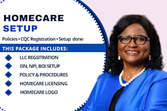 setup your homecare agency with policies and cqc registration consultant