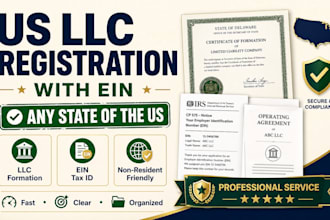 register llc in any state of the US with ein