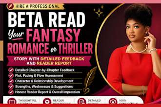 beta reader fantasy romance beta reader romantasy horror thriller beta reader