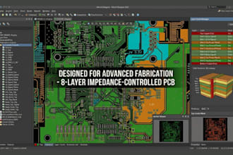 design multilayer pcb layout with fabrication files using altium designer