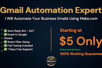 set up gmail auto reply and email automation