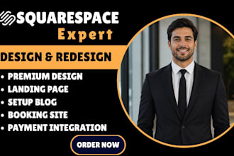 design squarespace website with acuity, vagaro, simplybook squarspace