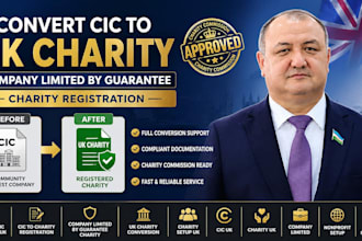 convert cic to charity UK company limited by guarantee charity registration