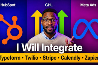 integrate hubspot ghl meta ads typeform twilio stripe calendly zapier automation